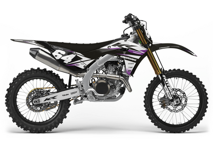 Kit déco Kawasaki KX-F - KWMX009 Noir