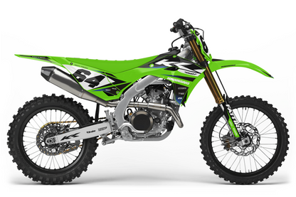 Kit déco Kawasaki KX-F - KWMX009 Vert