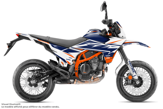 Kit déco moto KTM 125-390 SMC-R - Spike Bleu