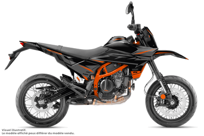 Kit déco moto KTM 125-390 SMC-R - Spike Noir