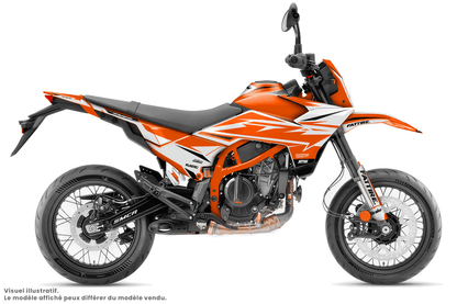 Kit déco moto KTM 125-390 SMC-R - Spike Orange