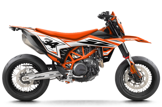 Kit déco KTM 690 SMC-R - KTSMR001 Orange