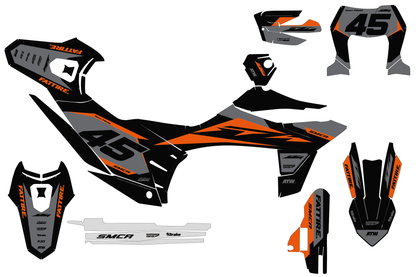 Kit déco KTM 690 SMC-R - KTSMR004 Noir