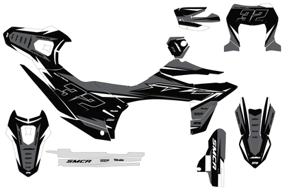 Kit déco KTM 690 SMC-R - KTSMR005 Blanc