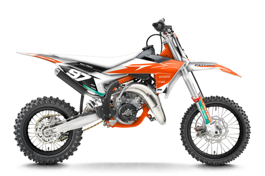 Kit déco KTM SX 50/65/85 & SX-E 3/5 - KTMMX001 Blanc
