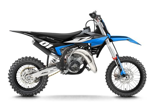 Kit déco KTM SX 50/65/85 & SX-E 3/5 - KTMMX002 Cyan