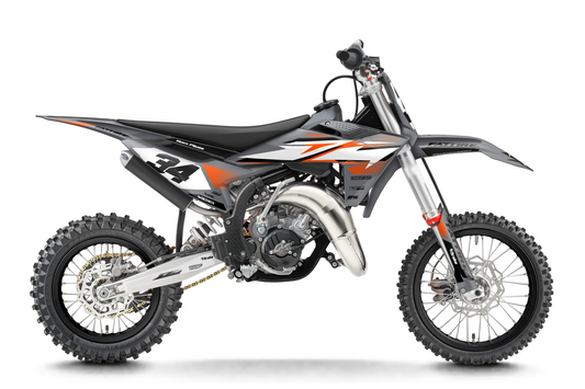 Kit déco KTM SX 50/65/85 & SX-E 3/5 - KTMMX003 Gris