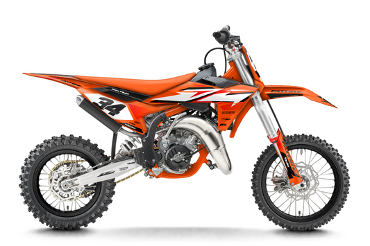 Kit déco KTM SX 50/65/85 & SX-E 3/5 - KTMMX003 Orange