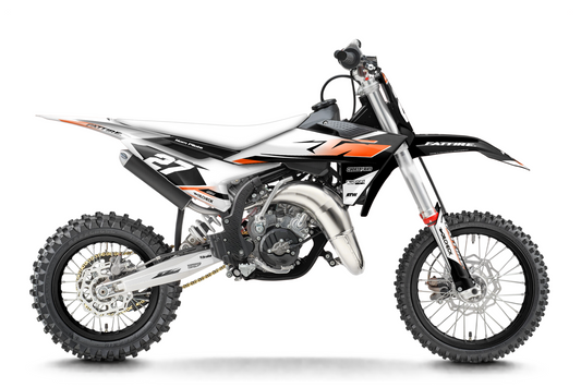 Kit déco KTM SX 50/65/85 & SX-E 3/5 - KTMMX004 Blanc
