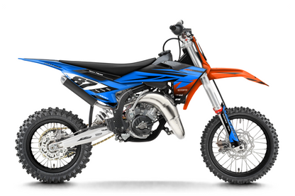 Kit déco KTM SX 50/65/85 & SX-E 3/5 - KTMMX007 Cyan