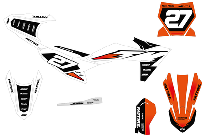 Kit déco KTM SX 50/65/85 & SX-E 3/5 - KTMMX009 Blanc