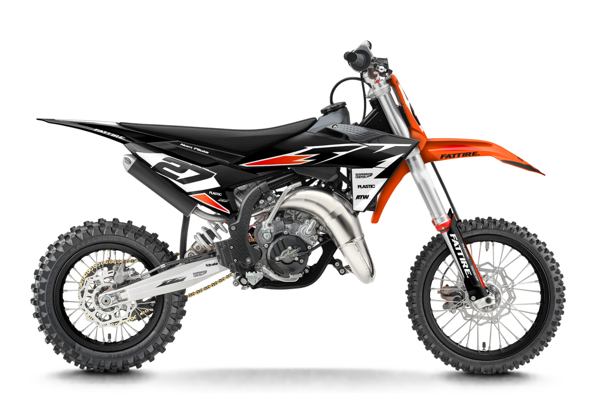 Kit déco KTM SX 50/65/85 & SX-E 3/5 - KTMMX009 Noir