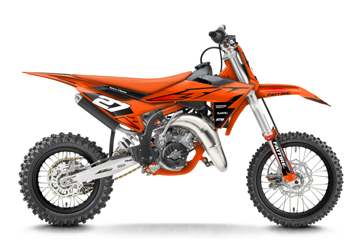 Kit déco KTM SX 50/65/85 & SX-E 3/5 - KTMMX009 Orange
