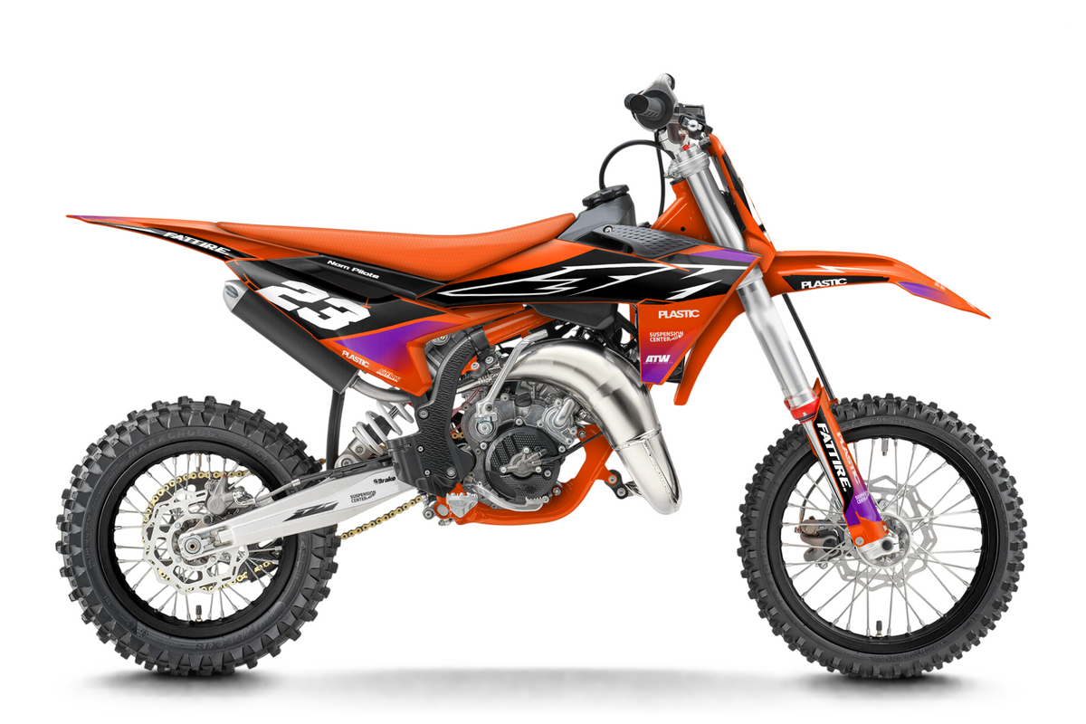 Kit déco KTM SX 50/65/85 & SX-E 3/5 - KTMMX010 Violet