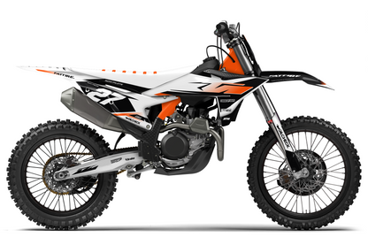 Kit déco KTM SX/EXC - KTMX004 Blanc