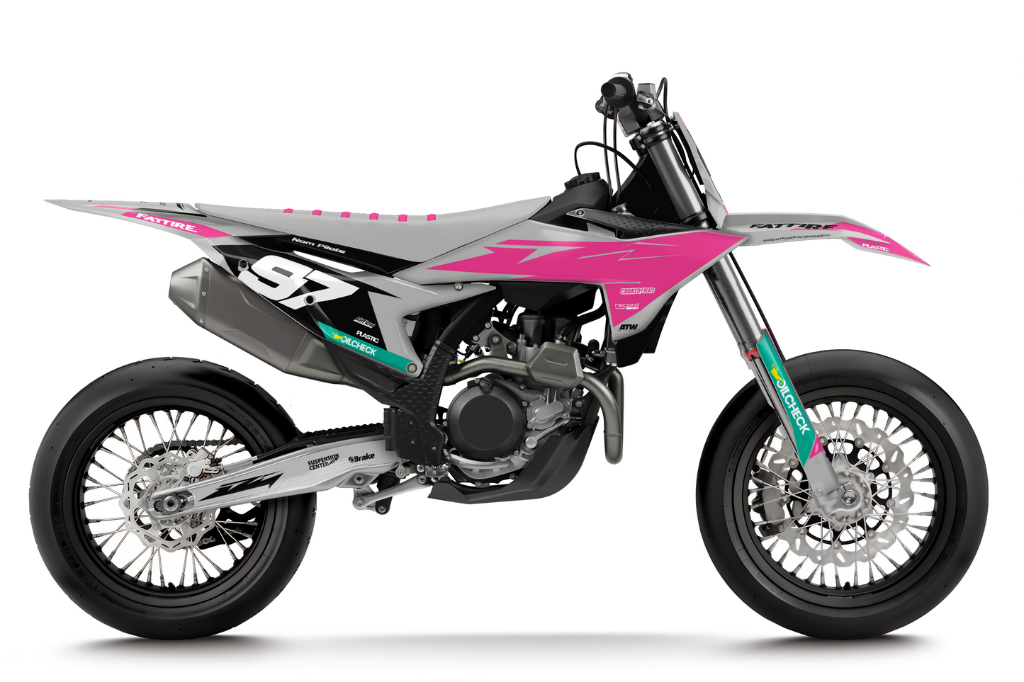 Kit déco KTM 450 SMR - KTSM001 Gris