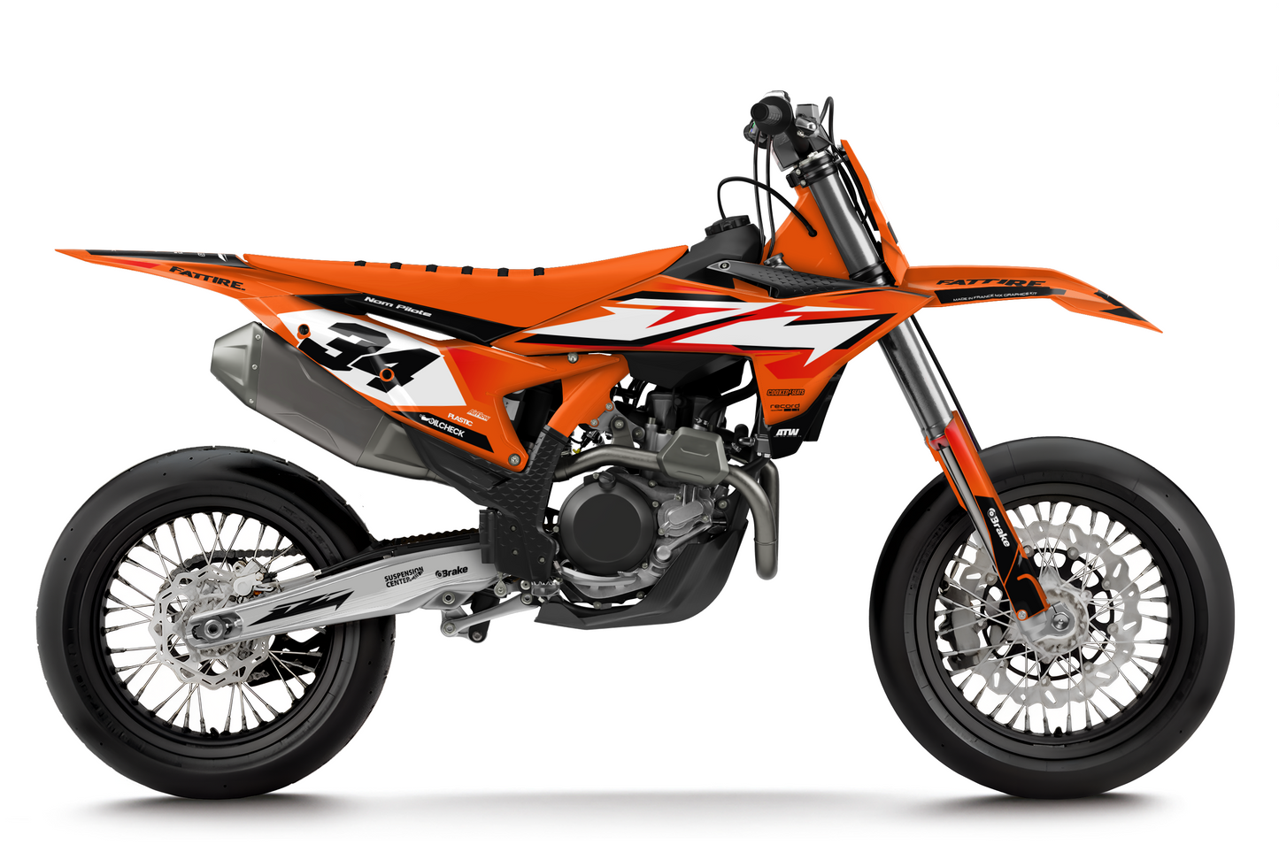 Kit déco KTM 450 SMR - KTSM003 Orange