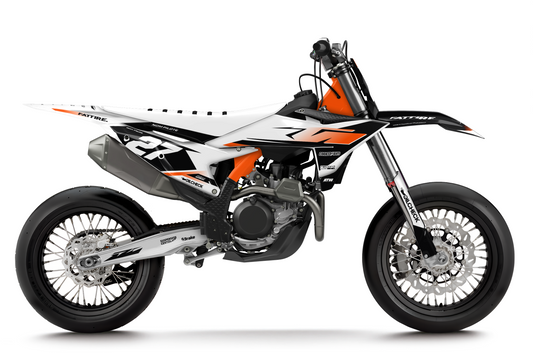 Kit déco KTM 450 SMR - KTSM004 Blanc