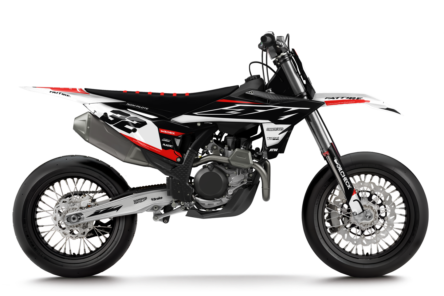 Kit déco KTM 450 SMR - KTSM005 Noir
