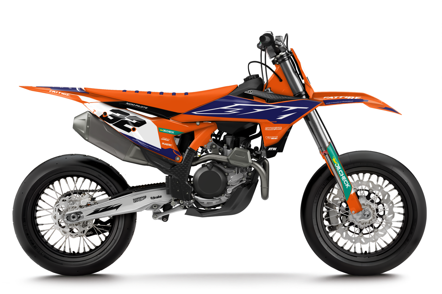 Kit déco KTM 450 SMR - KTSM005 Orange