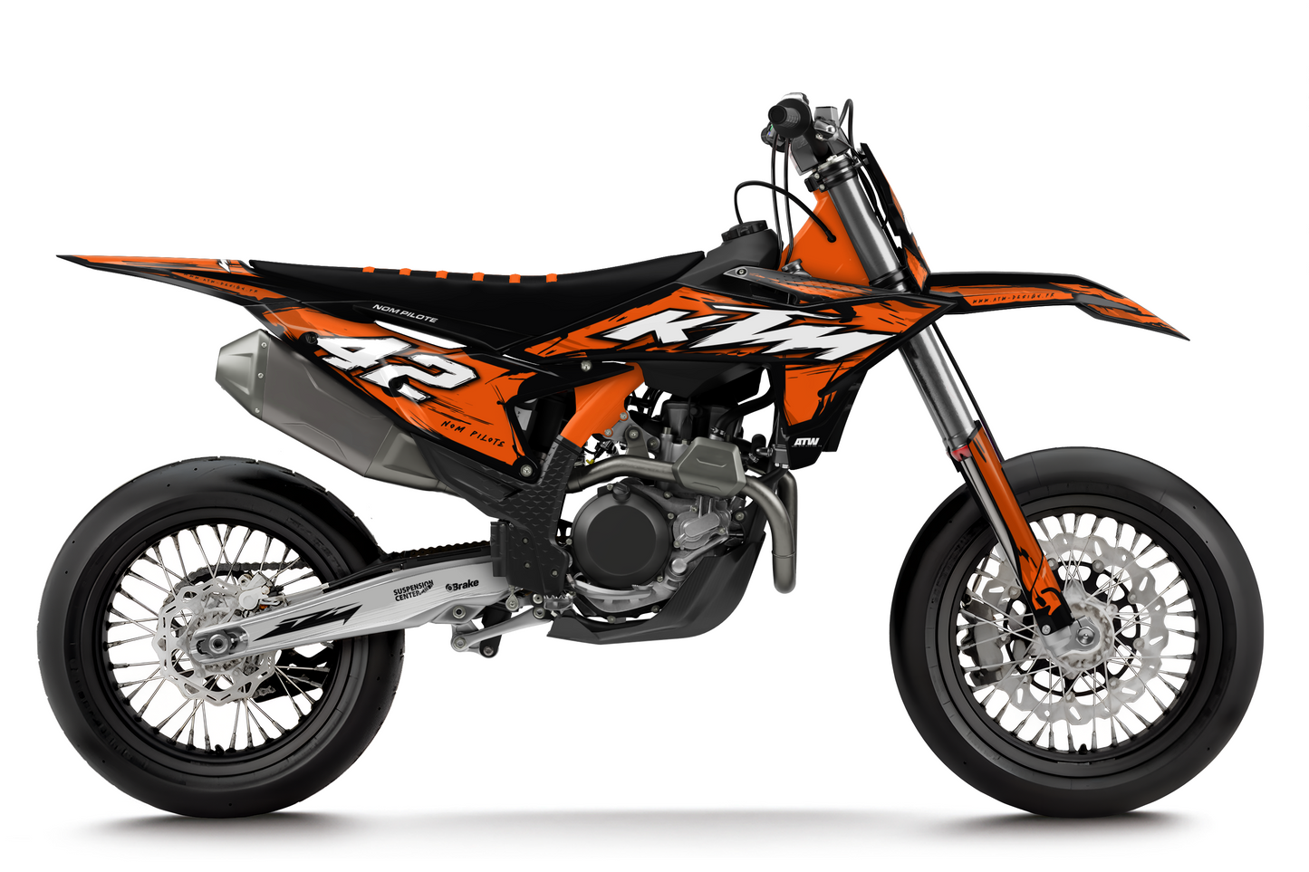 Kit déco KTM 450 SMR - KTSM006 Noir