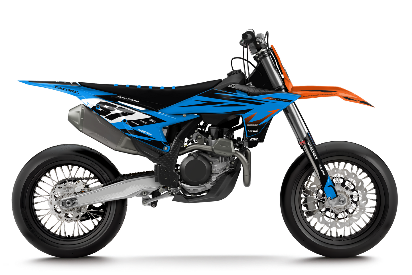 Kit déco KTM 450 SMR - KTSM007 Cyan