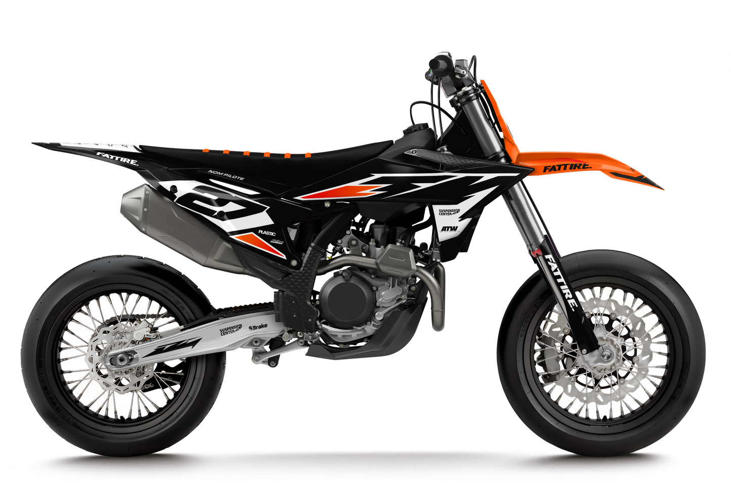 Kit déco KTM 450 SMR - KTSM009 Noir