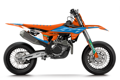Kit déco KTM 450 SMR - KTSM005 Cyan