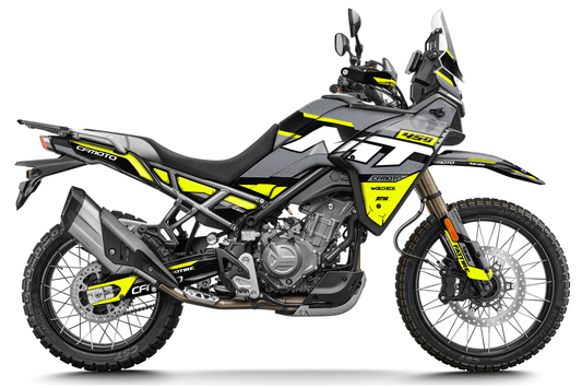Kit déco moto CF MOTO 450 MT - Damas Jaune