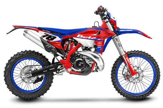 Kit déco motocross Beta RX - Flow Bleu