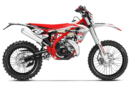 Kit déco motocross Beta XTRAINER - Flow Blanc