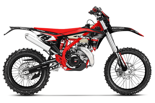 Kit déco motocross Beta XTRAINER - Flow Noir