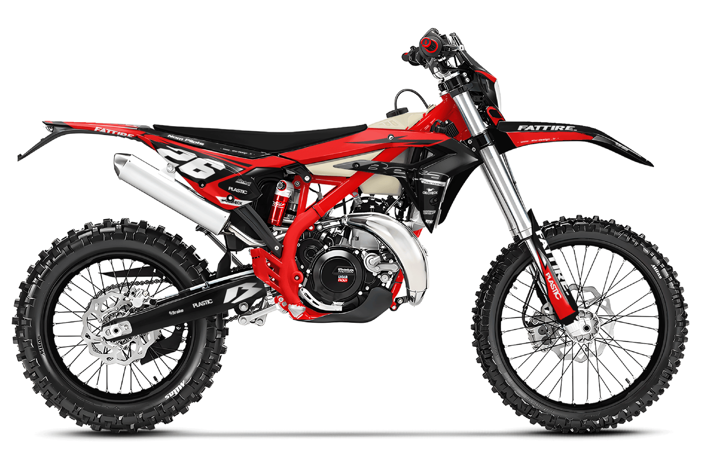 Kit déco motocross Beta XTRAINER - KBXT001 Noir