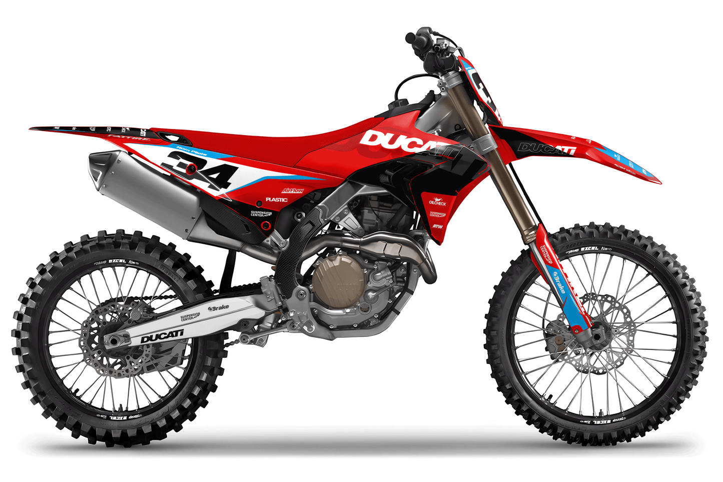 KTM SX / SX-F motocross graphics kit - Spike Orange