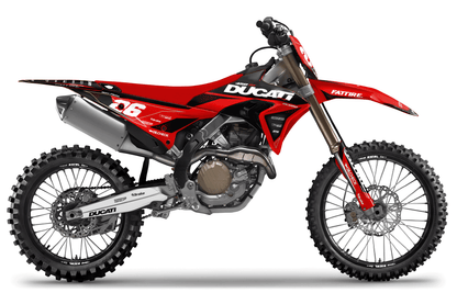 Kit déco motocross Ducati 450 Desmo - KDS002 Beige