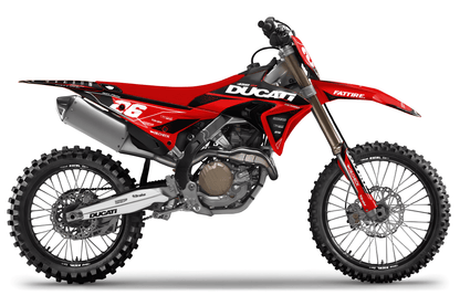 Kit déco motocross Ducati 450 Desmo - KDS002 Rouge