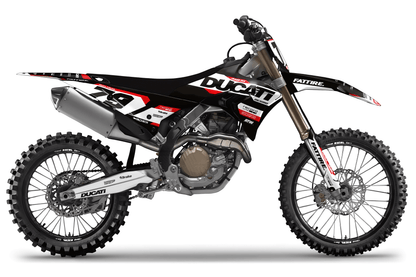 Kit déco motocross Ducati 450 Desmo - KDS003 Noir
