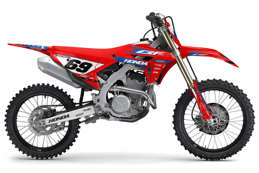 Kit déco motocross Honda CR-F - KHCF001 Bleu