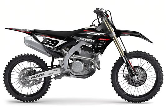 Kit déco motocross Honda CR-F - KHCF001 Noir