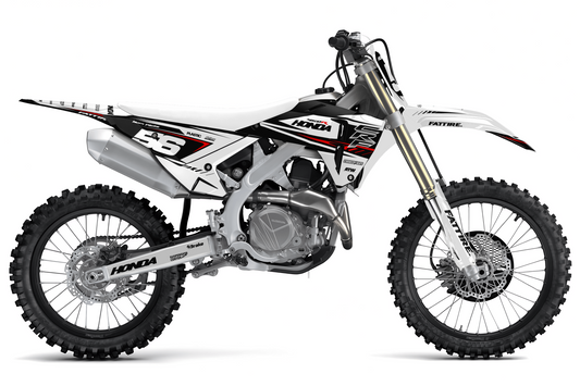 Kit déco motocross Honda CR-F - KHCF003 Blanc