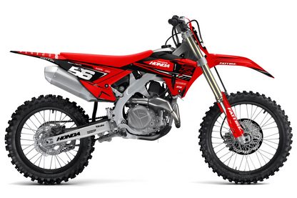 Kit déco motocross Honda CR-F - KHCF003 Rouge