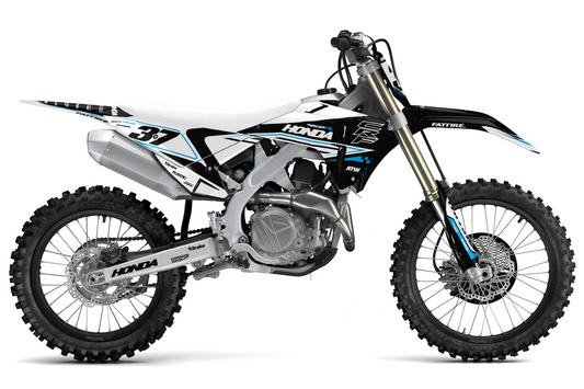 Kit déco motocross Honda CR-F - KHCF004 Cyan