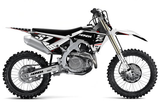Kit déco motocross Honda CR-F - KHCF005 Blanc