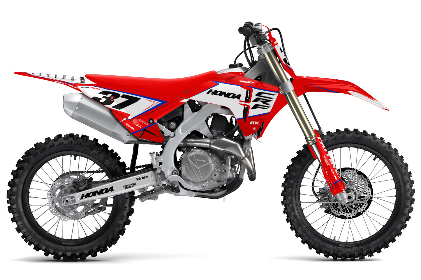 KTM SX / SX-F motocross graphics kit - Spike Orange