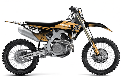 Kit déco motocross Honda CR-F - KHCF006 Beige