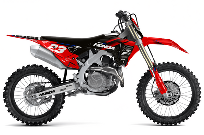 Kit déco motocross Honda CR-F - KHCF007 Bleu