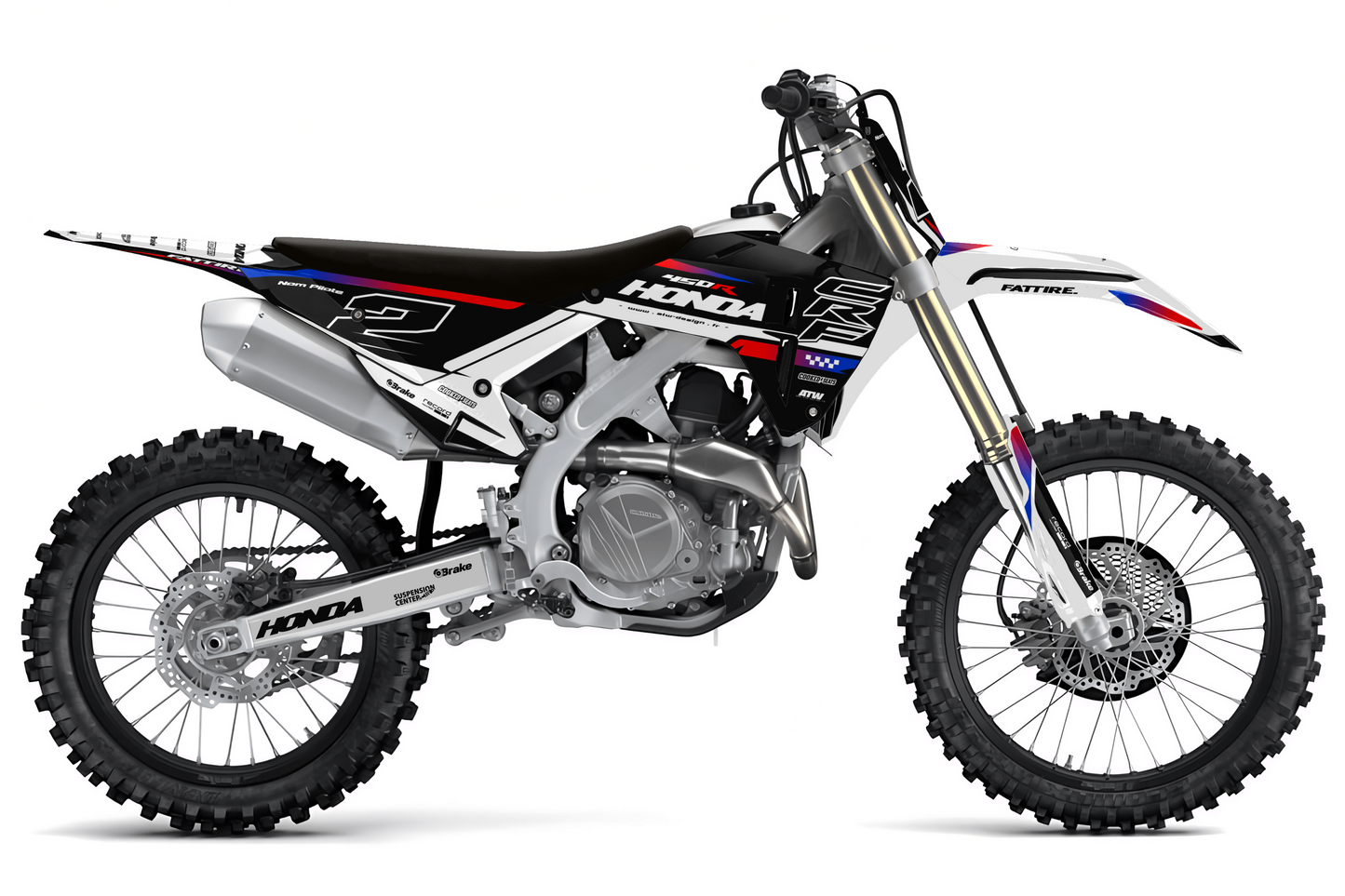 KTM SX / SX-F motocross graphics kit - Spike Orange