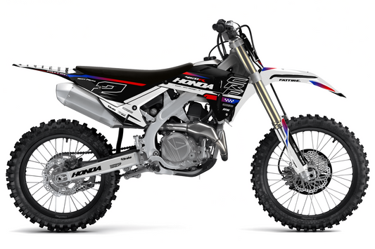 Kit déco motocross Honda CR-F - KHCF008 Blanc