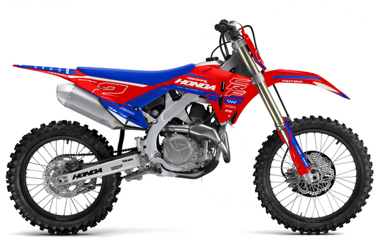 Kit déco motocross Honda CR-F - KHCF008 Bleu