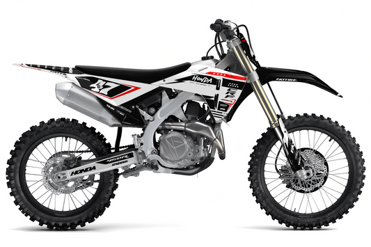Kit déco motocross Honda CR-F - KHCF009 Blanc